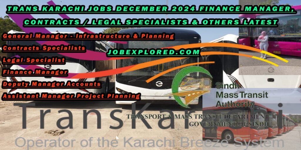 Trans Karachi Jobs December 2024: Opportunities for Finance Managers and Legal Specialists picture: