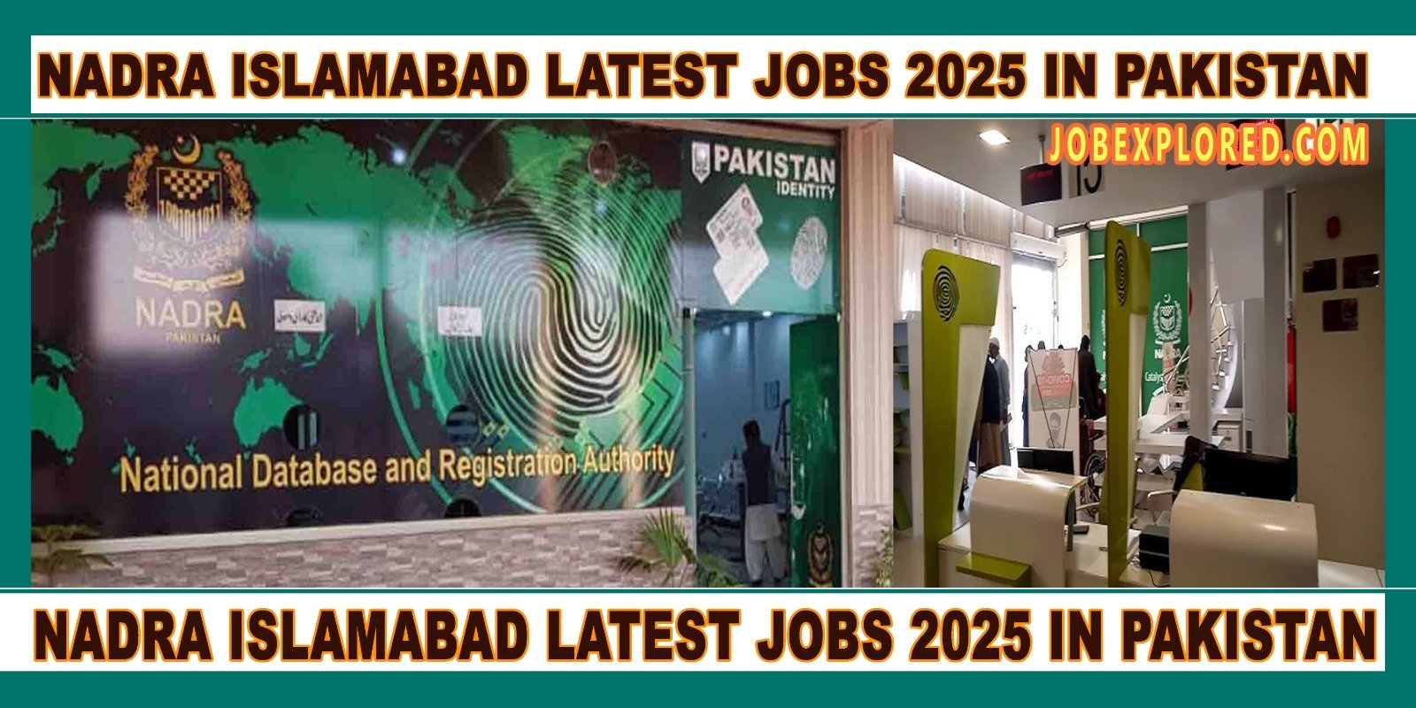 NADRA Islamabad Latest Jobs 2025 in Pakistan picture