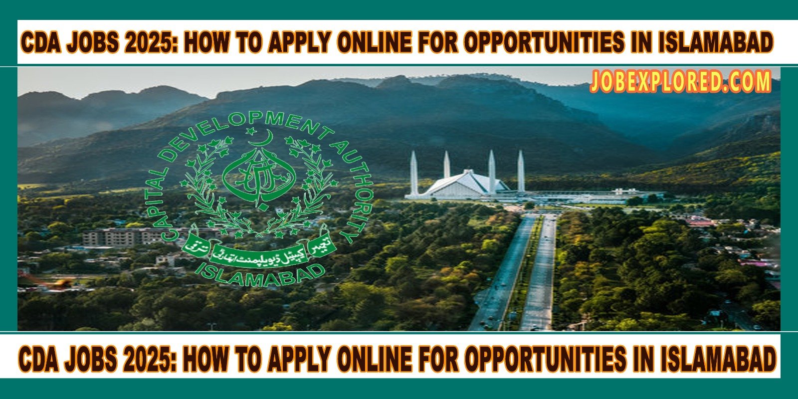 CDA Jobs 2025: How to Apply Online for Opportunities in Islamabad picture